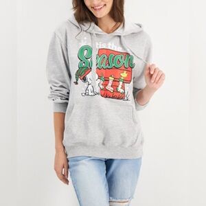 Peanuts Snoopy Christmas Women’s Hoodie Size Medium